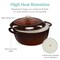 Best Choice Products 7.5 Quart Enamel Cast-Iron Dutch Oven, Heavy-Duty Cookware w/ Dual Handles, Lid